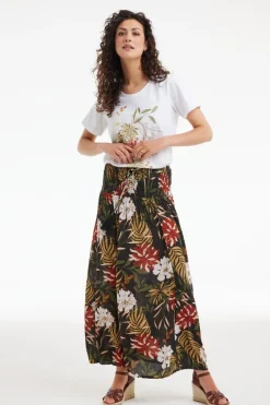 DiDi T-shirt Celeb White Jungle panel- T-shirts & Tops