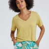 DiDi T-shirt Daily Moss green- Basics | T-shirts & Tops