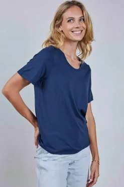 DiDi T-shirt Fame Dark blue- Basics | T-shirts & Tops
