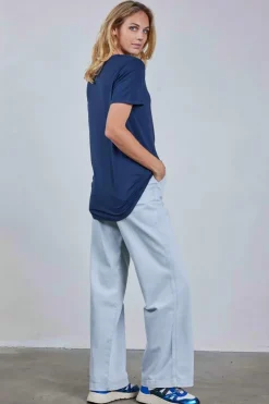 DiDi T-shirt Fame Dark blue- Basics | T-shirts & Tops