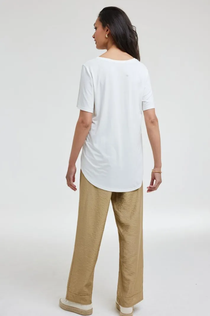 DiDi T-shirt Fame Offwhite- Basics | T-shirts & Tops