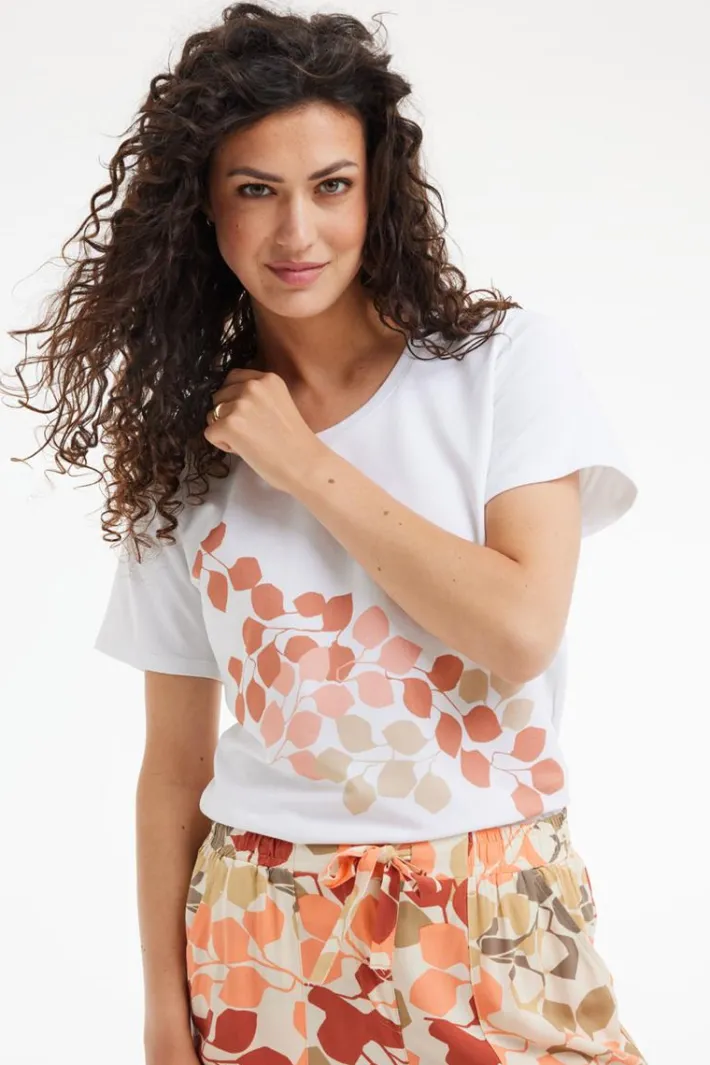 DiDi T-shirt Famous Bright leaves panel- T-shirts & Tops