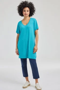 DiDi T-shirt Isa in Dark turquoise- Basics | T-shirts & Tops