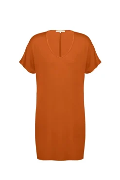 DiDi T-shirt Isa in Ginger brown- Basics | T-shirts & Tops