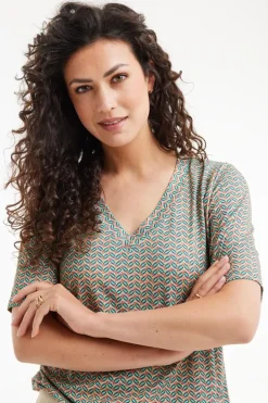 DiDi T-shirt Preppy Tropics print- T-shirts & Tops