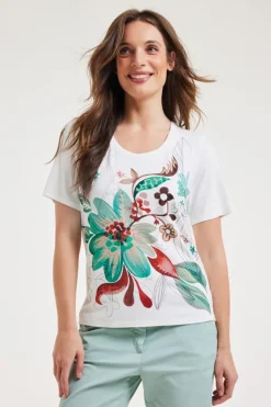 DiDi T-shirt Reflection Offwhite- T-shirts & Tops