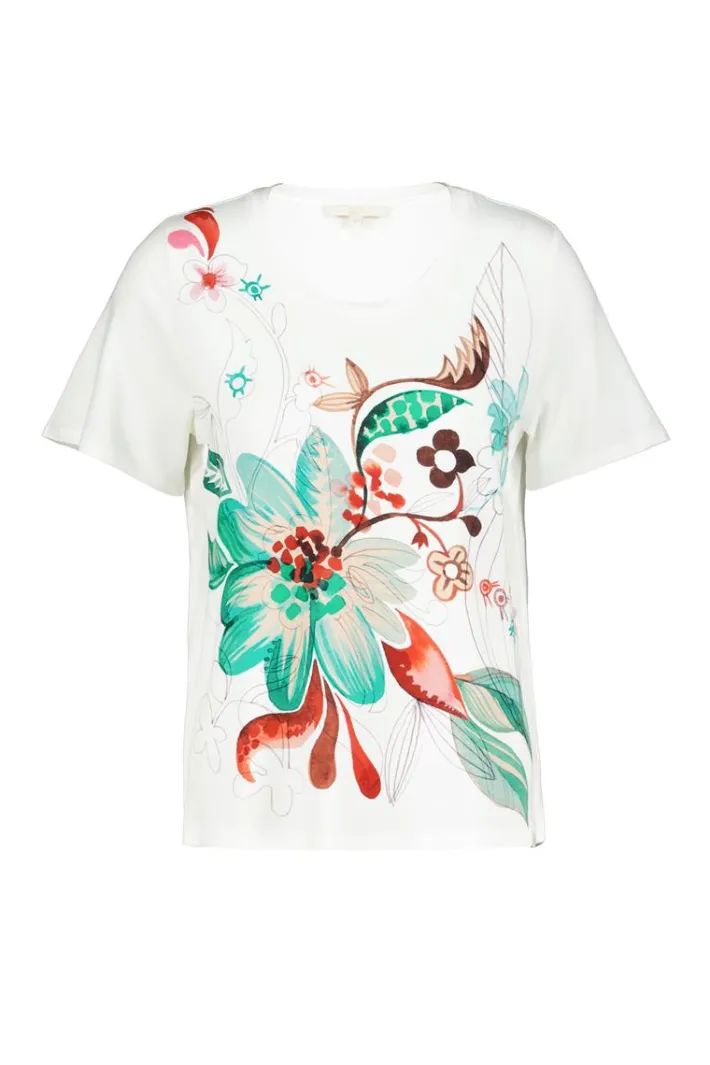 DiDi T-shirt Reflection Offwhite- T-shirts & Tops
