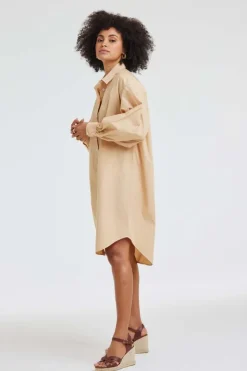 DiDi Tunic Antibes Tan brown- Jurken & Tunieken