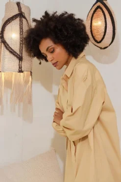 DiDi Tunic Antibes Tan brown- Jurken & Tunieken