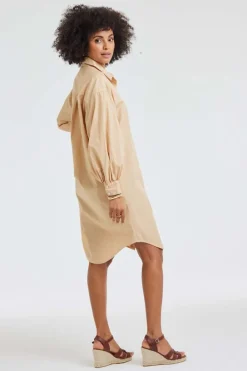 DiDi Tunic Antibes Tan brown- Jurken & Tunieken
