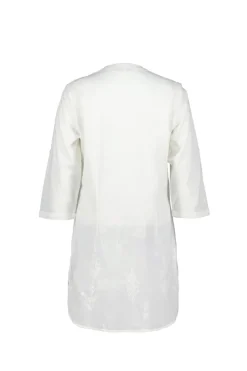 DiDi Tunic Chill In Offwhite Bouquet embro- Jurken & Tunieken