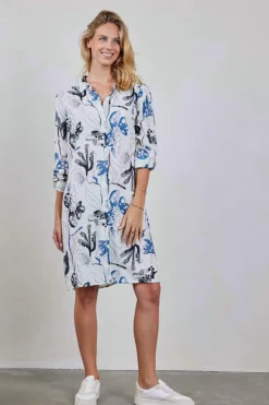 DiDi Tunic Chill Out Offwhite Ambiance print- Jurken & Tunieken
