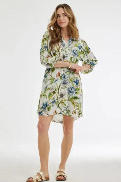 DiDi Tunic Debie Greenery print- Jurken & Tunieken