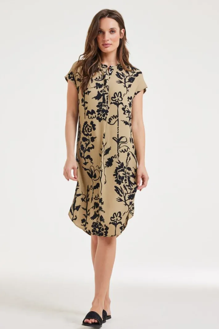 DiDi Tunic Isla Bouquet hunt print- Jurken & Tunieken