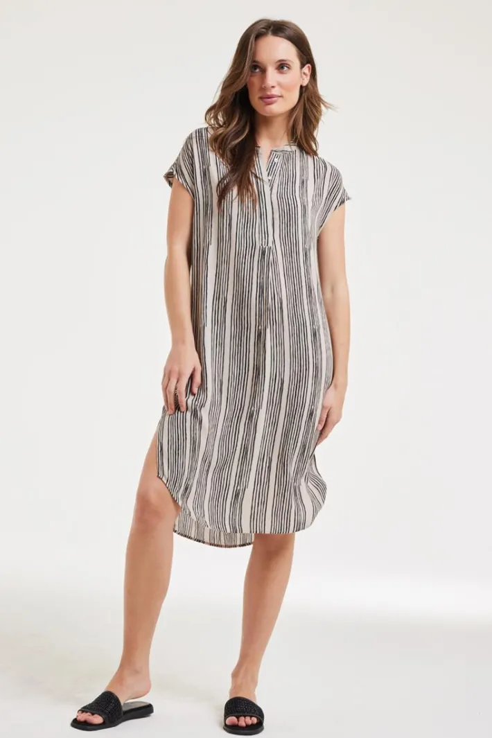 DiDi Tunic Isla Feather Wavy print- Jurken & Tunieken