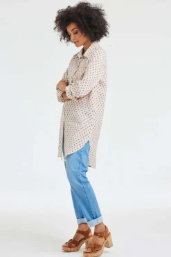 DiDi Tunic Jolie Offwhite Pixie print- Jurken & Tunieken