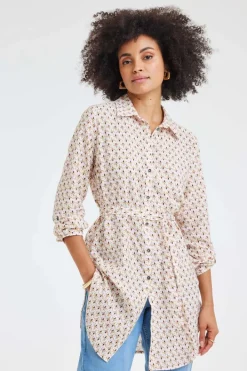 DiDi Tunic Jolie Offwhite Pixie print- Jurken & Tunieken