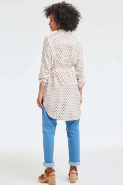 DiDi Tunic Jolie Offwhite Pixie print- Jurken & Tunieken