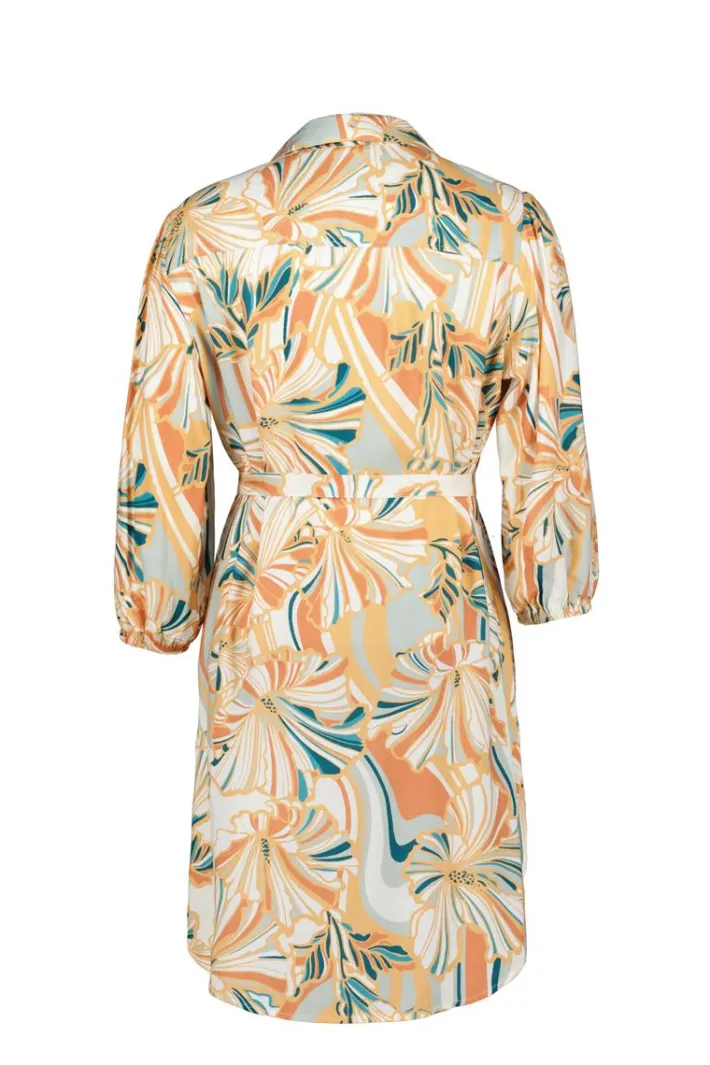 DiDi Tunic Noelle in Offwhite with Maritimo print- Jurken & Tunieken