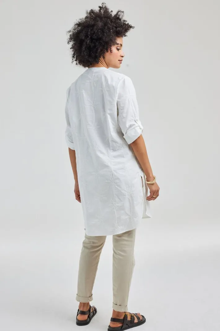 DiDi Tunic Palm embro in Snow White- Jurken & Tunieken