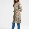 DiDi Tunic Pepper Taupe Mazzo print- Jurken & Tunieken
