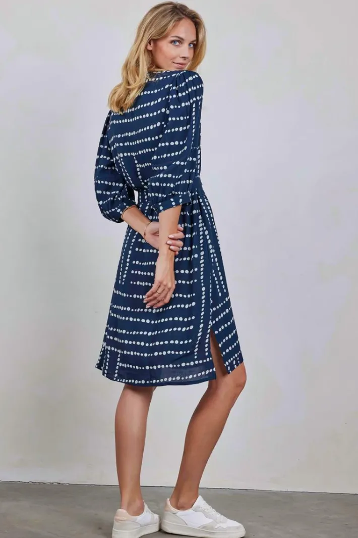 DiDi Tunic Riviera Dark blue Source print- Jurken & Tunieken