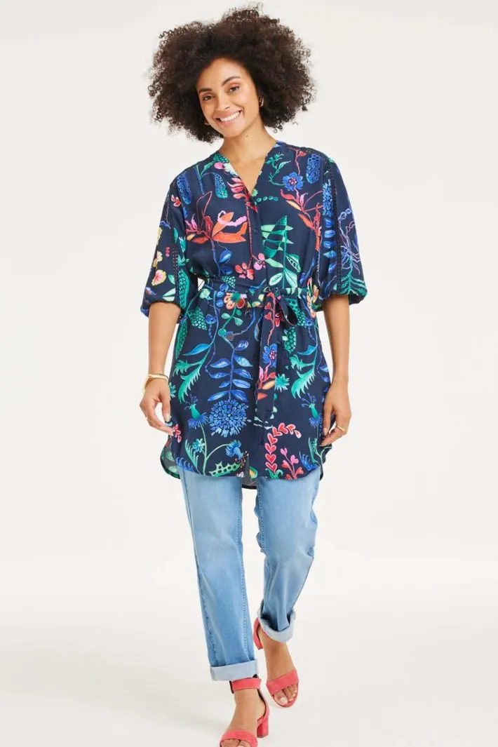 DiDi Tunic Shine Botanic spice print- Jurken & Tunieken