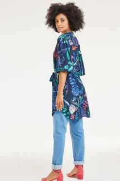 DiDi Tunic Shine Botanic spice print- Jurken & Tunieken