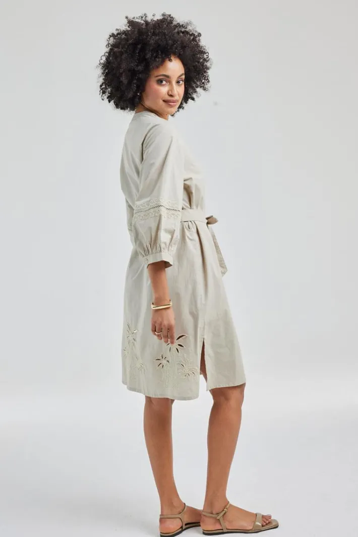 DiDi Tunic Vecci in Feather grey- Jurken & Tunieken