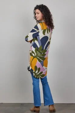 DiDi Tuniek Clea in offwhite with symphony print- Jurken & Tunieken