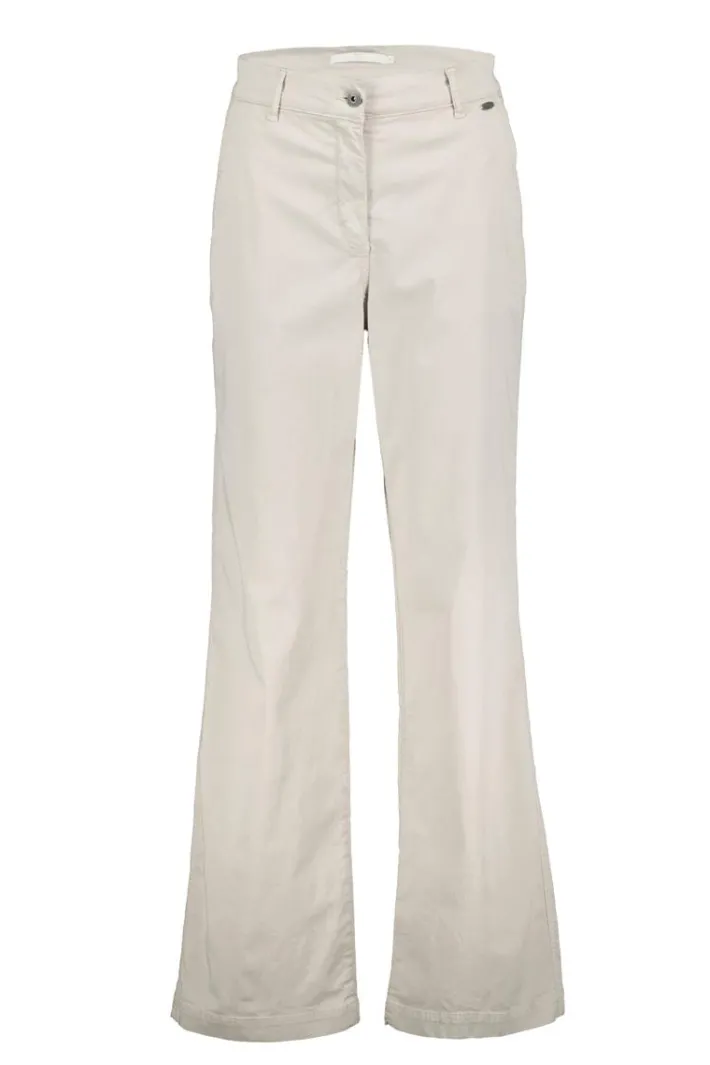 DiDi Wide leg pants Royce in feather grey- Lange Broeken