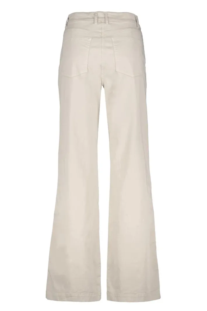 DiDi Wide leg pants Royce in feather grey- Lange Broeken
